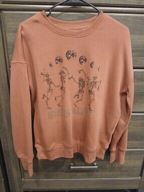 Maurices Stayin Alive Moon Skeleton Sweatshirt